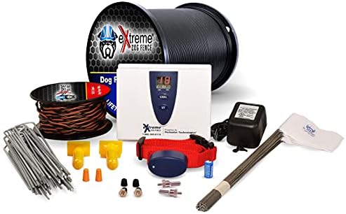 Underground Electric Dog Fence Kit, Pro Grade, 1-Dog, 1500 ft