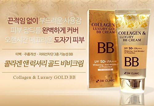 V22 Korea Collagen & Luxury Gold BB Cream SPF50+/PA+++ Say goodbye to blemishes and uneven skin tone - 1.69Oz