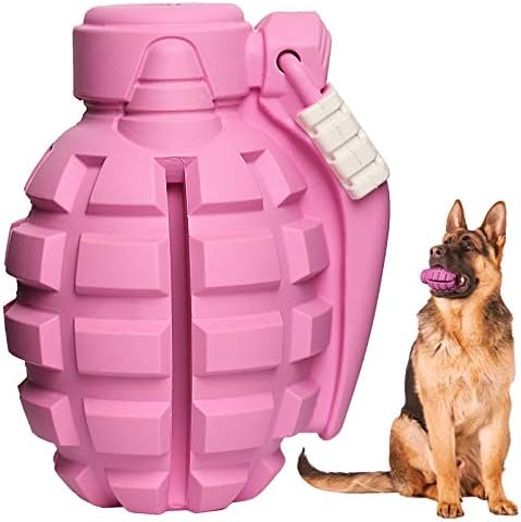 Dog Toys for Aggressive Chewers Large Breed, Fun to Chew (Pink)