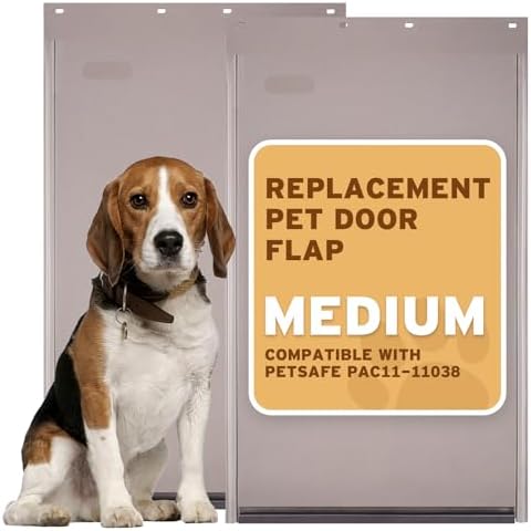 Medium Dog Door Replacement Flap Petsafe 12 7/8" x8 1/8" Weatherproof 2pack