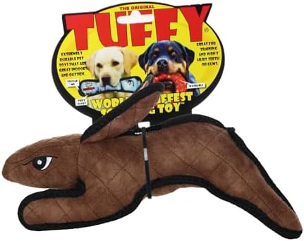 TUFFY® : 2 Pack Rabbit Dog Toy: Ultra Durable Plush Toy with Multiple Layers & Reinforced Seams, Washable and Floats, Original Construction