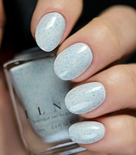 ILNP Shaved Ice - Creamy White Speckled Nail Polish