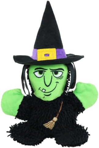 MIGHTY Tuffy Microfiber Medium Witch Ultra Durable Plush Dog Toy