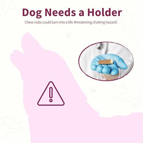 PetClan Chewise Bully Stick Holder for Dogs, Metal Teeth Dog Chew Holder