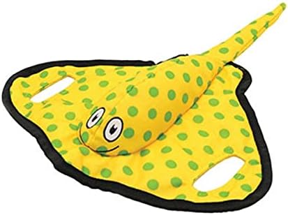 Snuggle Puppy Tender-Tuffs Tug Dog Toy, Yellow Stingray - Large