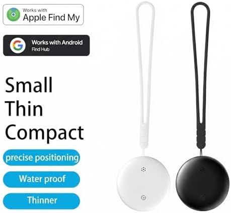 2026 Upgraded Pet GPS Tracker, 2 Pack, for Dogs, Cats & Small Animals, No Monthly Fee, IPX6 Waterproof, Works with Apple Find My & Google Find Hub, 365-Day Battery Life, Compatible with iOS & Android