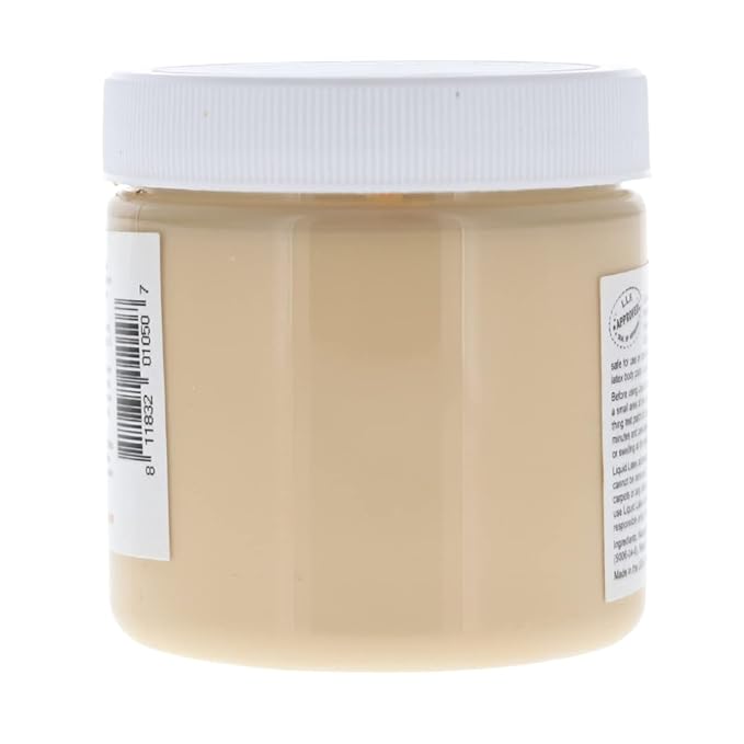 Tan 4 Oz - Liquid Latex Body Paint, Ammonia Free No Odor, Easy On and Off, Cosplay Makeup, Creates Professional Monster, Zombie Arts