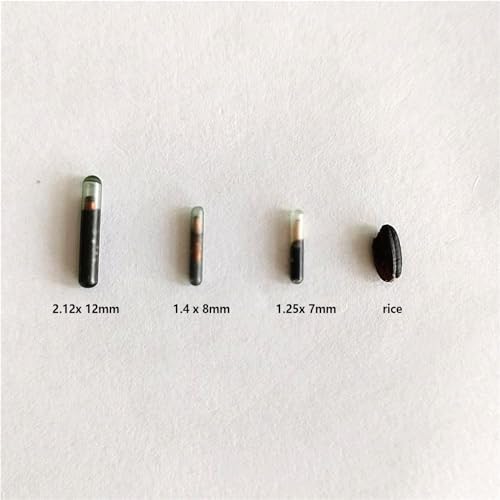 Mini Small Microchip Implant Kit for Dogs and Cats 20 Pack 1.25X7 mm Size RFID Pet Transponder Tags