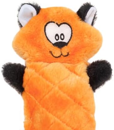 ZippyPaws Jigglerz Dog Squeaky Toys to Keep Them Busy, Pet Product - Fox