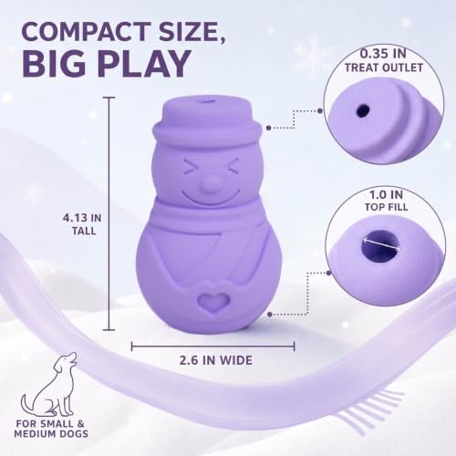 Dog Toys, Biodegradable Treat Dispensing Dog Toys, Dog Toys for Medium Dogs