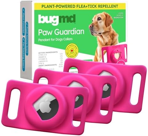 BugMD Paw Guardian Flea and Tick Prevention Pendant for Dogs