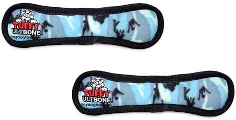 TUFFY® 2 Pack Ultimate Bone Ultra Durable Plush Dog Toy