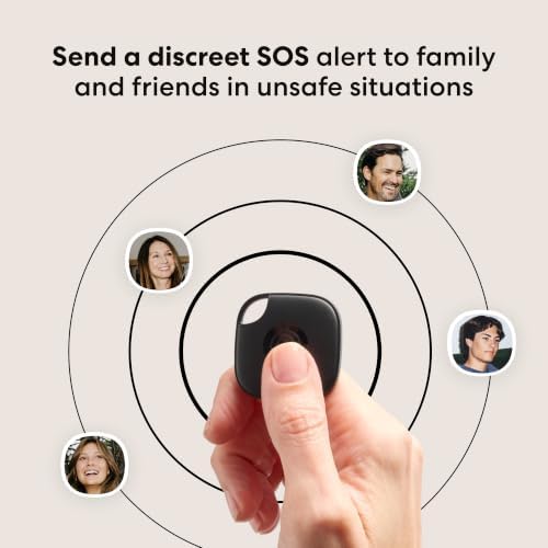 Life360 Tile - Bluetooth Tracker, Keys Finder and Item Locator for Keys, Bags and More. Phone Finder. Both iOS and Android Compatible. 2-Pack (Black/White)