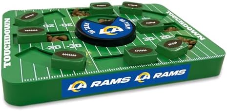 Pets First NFL Los Angeles RAMS Large Puzzle Toy, Dog Puzzle Treat Toy, New Large Size, Interactive Dog Treat Toy, Dog Slow Feeding Toy