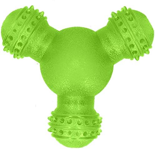 PET Interactive Feeder Ball Durable Teeth Cleaning Toy for Teddy Golden Retriever (Green)