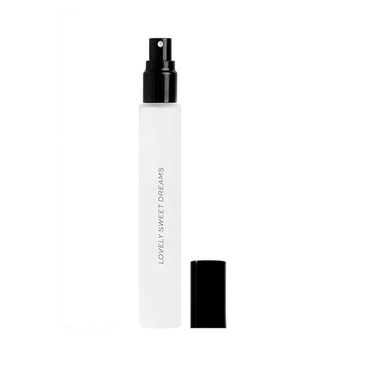 DIME Beauty Lovely Sweet Dreams Perfume for Women - Woodsy Eau de Toilette with Vanilla, Amberwood & Jasmine - Clean Fragrance, Hypoallergenic, Vegan, Travel Spray, 0.34 oz / 10 ml