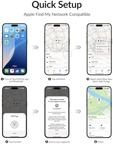 Tracker Tag - 2 Pack [Apple MFi Certified] Bluetooth Trackers Works with Apple Find My (iOS Only) - IP67 Waterproof Item Finders | Track Keys, Wallet, Luggage, Backpack