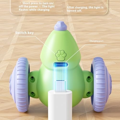Interactive Cat Toys for Indoor Cats,Automatic Moving Kitten Toys,Cat Balls