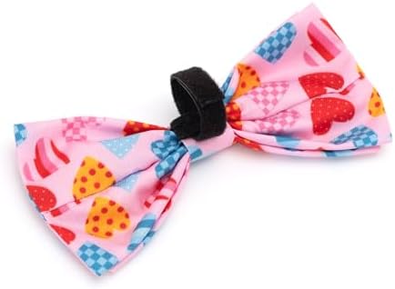THE WORTHY DOG Spring Patterns Pet Bow Ties for Dogs & Cats, Love is Love