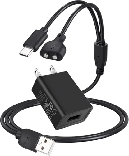 Fast Charger for Jugbow Training Collar-USB Power Adapter,Dog Shock Collar Charger Cord Replacement-3.3ft USB to USB-C and Magnetic Charging Cable