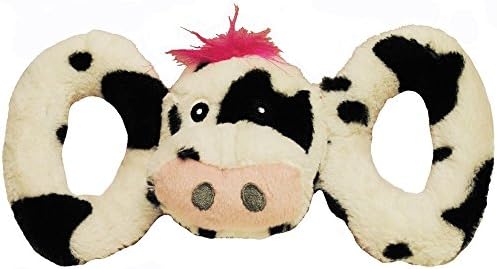 Jolly Pets Tug-A-Mal Monkey Squeaky Tug Dog Toy, Small