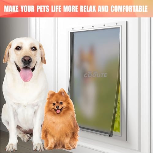2-Pack Large Dog Door Replacement Flaps with Screws