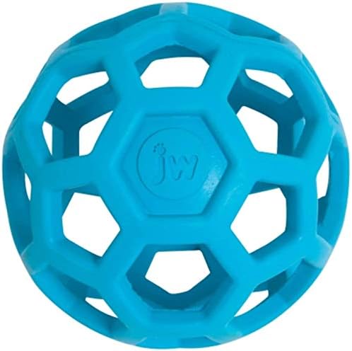 JW Pet HOL-ee Roller, Natural Rubber, Small 3in, Colors May Vary
