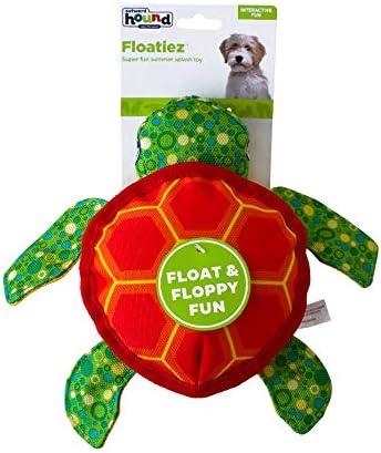 Outward Hound Floatiez Turtle Floating Interactive Dog Toy, Medium