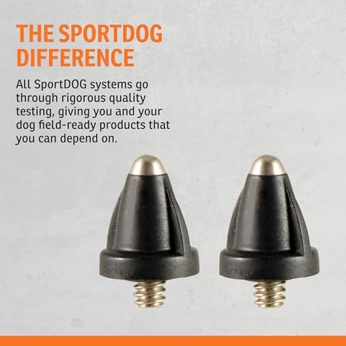 SportDOG Standard Contact Points | Kit Includes 2 Standard-Length 1/2 inch Contact Points and O-Ring, Compatible w/SR and FR series SportDOG Brand Collars