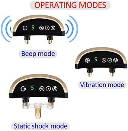 Bark Collar 2 Pack Upgraded 7 Sensitivity Rechargeable Dog Barking Collar Beep/Shake/Safe Shock Or No/Anti Bark Reflective Collar for Small Medium Large Dogs …
