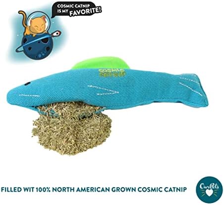 Our Pets 100-Percent North American Catnip Filled Fish Cat Toy (Interactive Cat Chew Toy), Annette (1050011546)