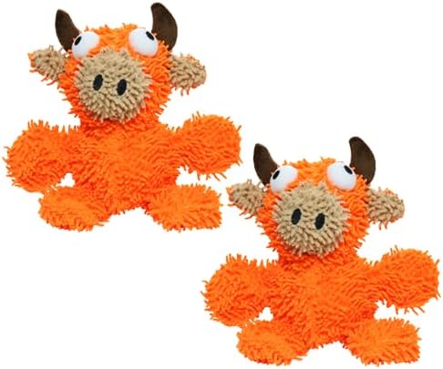 MIGHTY® 2 Pack Microfiber Medium Bull Dog Toys