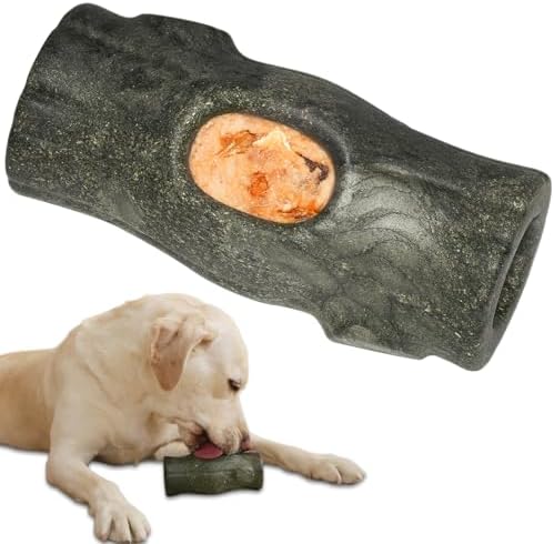 MENGJINGO Interactive Dog Toys for Aggressive Chewers, Long-Lasting Frozen Dogs Treat Holder to Keep Them Busy, Indestructible Dog Enrichment Toys - Reduce Anxiety, Safe for Large/Medium Breed