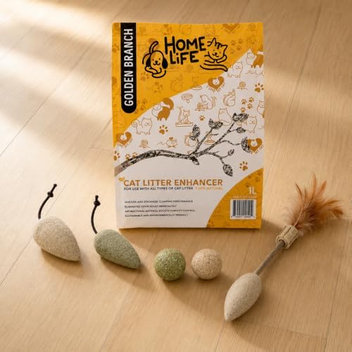 HomeLife Pet Timber Mouse Catnip & Silvervine Cat Toy – 100% Natural Farm-to-Toy Catnip Toy with Real Bird Feathers, Handmade Interactive Indoor Cat Toy for Play, Exercise & Mental Enrichment