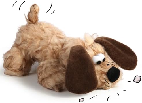 JKW Plush Dog Toy, Squeaky & Stuffed Puppy Toy, Small & Medium Dog Toy