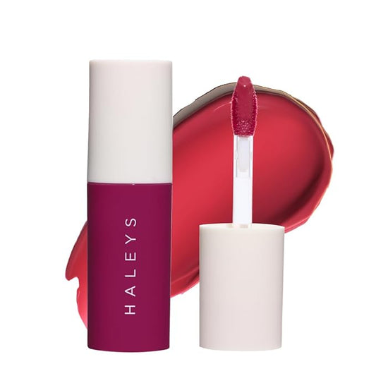 HALEYS Re-dew Lip Gloss to Stain - Hydrating Kiss-Proof Formula with Vegan Squalane & Vitamin E - Lightweight Transfer-Proof Hybrid for Soft Color, Cushiony Moisture & All-Day Wear (Crush)