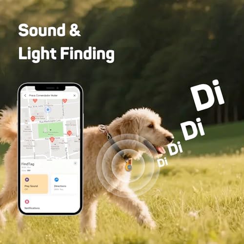 Plike Smart Pet Tracker for Apple Find My, iOS Only Dog Tag