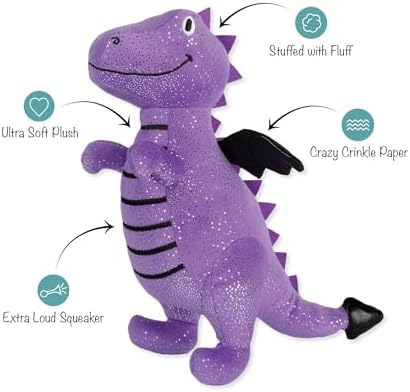 Fringe Studio Pet Toy, Don't BE A Drag-ON Plush Dog Toy, PetShop Collection (314626)