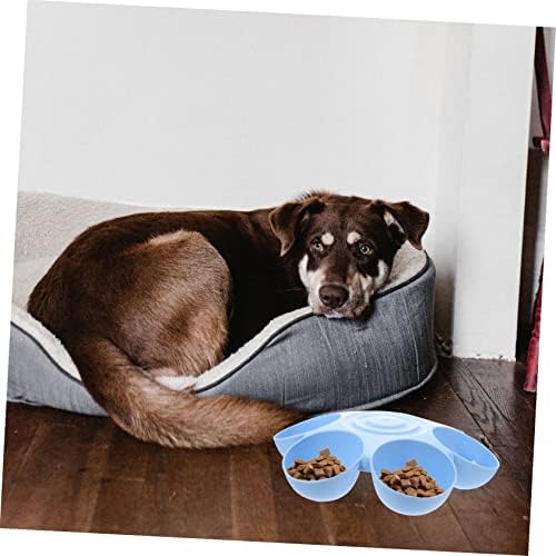 Pet Feeding Bowl Bunny Feeder Rabbit Water Bowl Multiple Cat Feeder Cat Drinking s Pet Food Dispenser Puppy Feeding Compartment Plastic Food