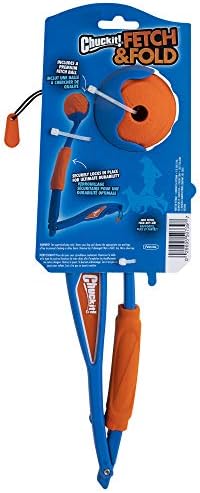 Chuckit! Fetch and Fold 25M Dog Ball Launcher, 25in Length, Medium Ball