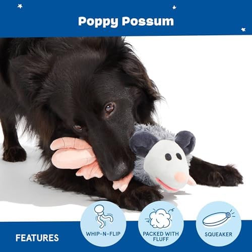 BarkBox Poppy Possum Interactive Plush Dog Toy