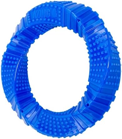 KONG CoreStrength Dog Toy – Ring – Durable Tough Chew Toy for Medium & Large Dogs – Textured Dental Chew for Teeth & Gums – Fetch & Interactive Play