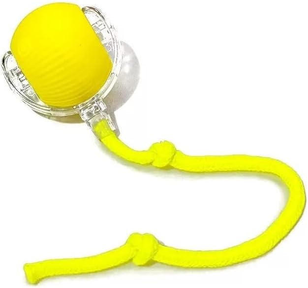 2025 Interactive Cat Toys for Indoor Cats - Toys Ball with Tail, Realistic Bird Chirping, Smart Obstacle Avoidance and Auto Restart,Cat Puzzle Toys for Bored Indoor Adult Cats and Dog (Yellow)