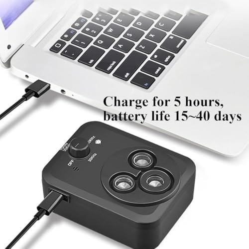 Barkbuz Anti Bark Device - Qinux Barkbuz, Anti Dog Barking Device with 3 Modes, Three Adjustable Frequency Modes, Waterproof & Rechargeable Barks Deterrent for Small Medium Large Dogs (1pcs)