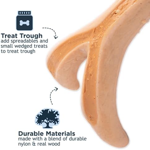 Tall Tails Enrichment Reward and Chew Toys for Dogs 2 Pack, Medium
