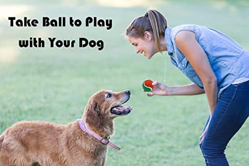 8Pcs Christmas Dog Tennis Balls Dog Xmas Squeaky Tennis Ball Toy Xmas Green and Red Puppy Interactive Toys for Small Medium Dogs Training Playing