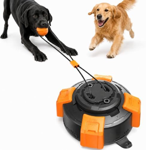 Suction Cup Dog Tug Toy, Rope Chew Toy for Aggressive Chewers