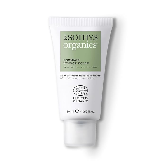 SOTHYS Skin Radiance Exfoliant | Gentle Organic Face Scrub for Exfoliating, Formulated for All Skin Types, Even Sensitive | Vegan Formula for Radiant Skin