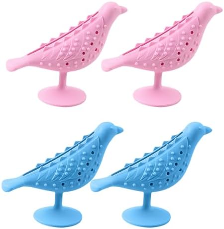 Cats Toy Feeders with Suction Cup Slow Indoor Interaction Feeding Food Dispenser Treats for Slow Eating Treat Dispensing