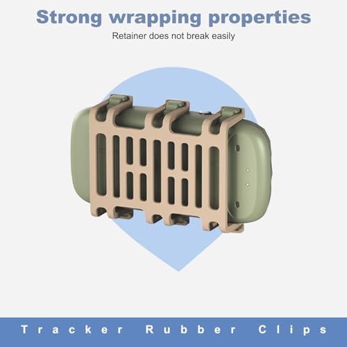 Rubber Attachment Clips Compatible with Tracti-ve GPS Dog XL Tracker